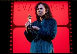 Toni Acosta, en la representación de 'Una madre de película'.