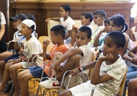 Niños saharauis en Valladolid para pasar el verano.