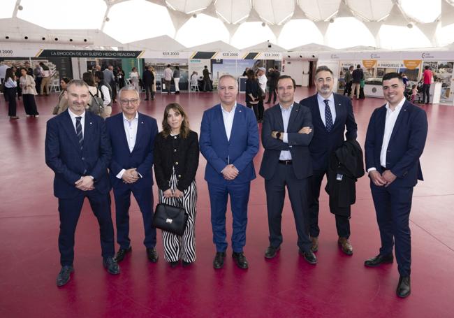 Marcos Álvarez, Fernando Ortega, Susana Bermejo, Marcos Lomas, Carlos Lobón, Pedro Alonso y Álvaro Cuesta de ABANCA