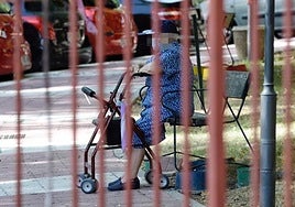 Imagen de archivo de una persona mayor.