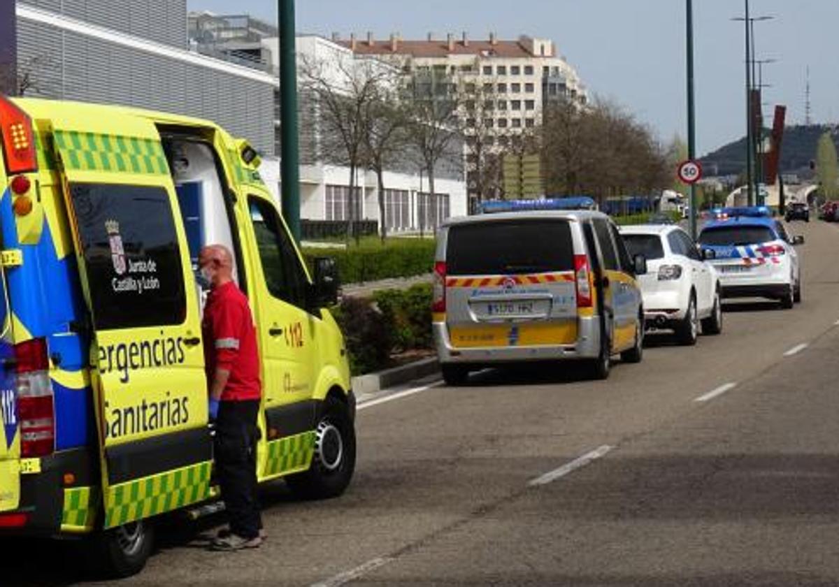 Imagen de archivo de un accidente ocurrido en la avenida de Zamora a la altura de Vallsur.