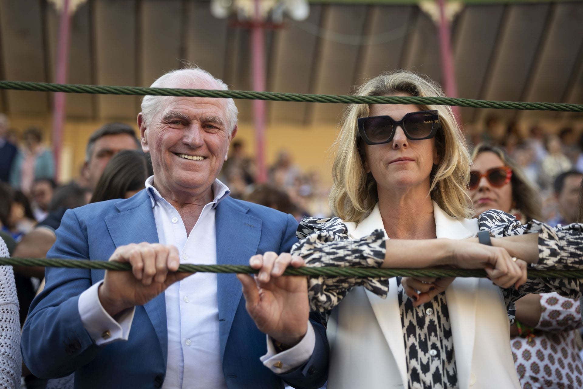 Ramón Calderón y su hija Leticia