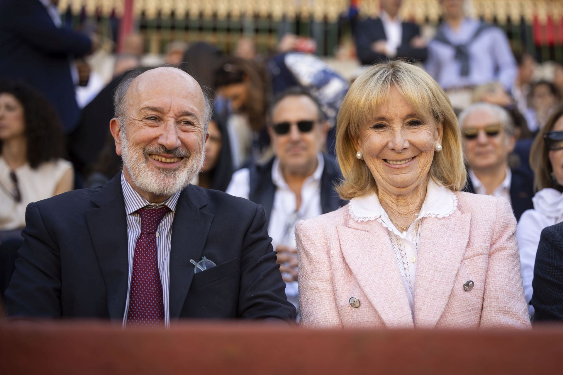 Miguel Ángel Cortés y Esperanza Aguirre