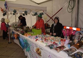 Puestos del mercado de primavera de Guardo.