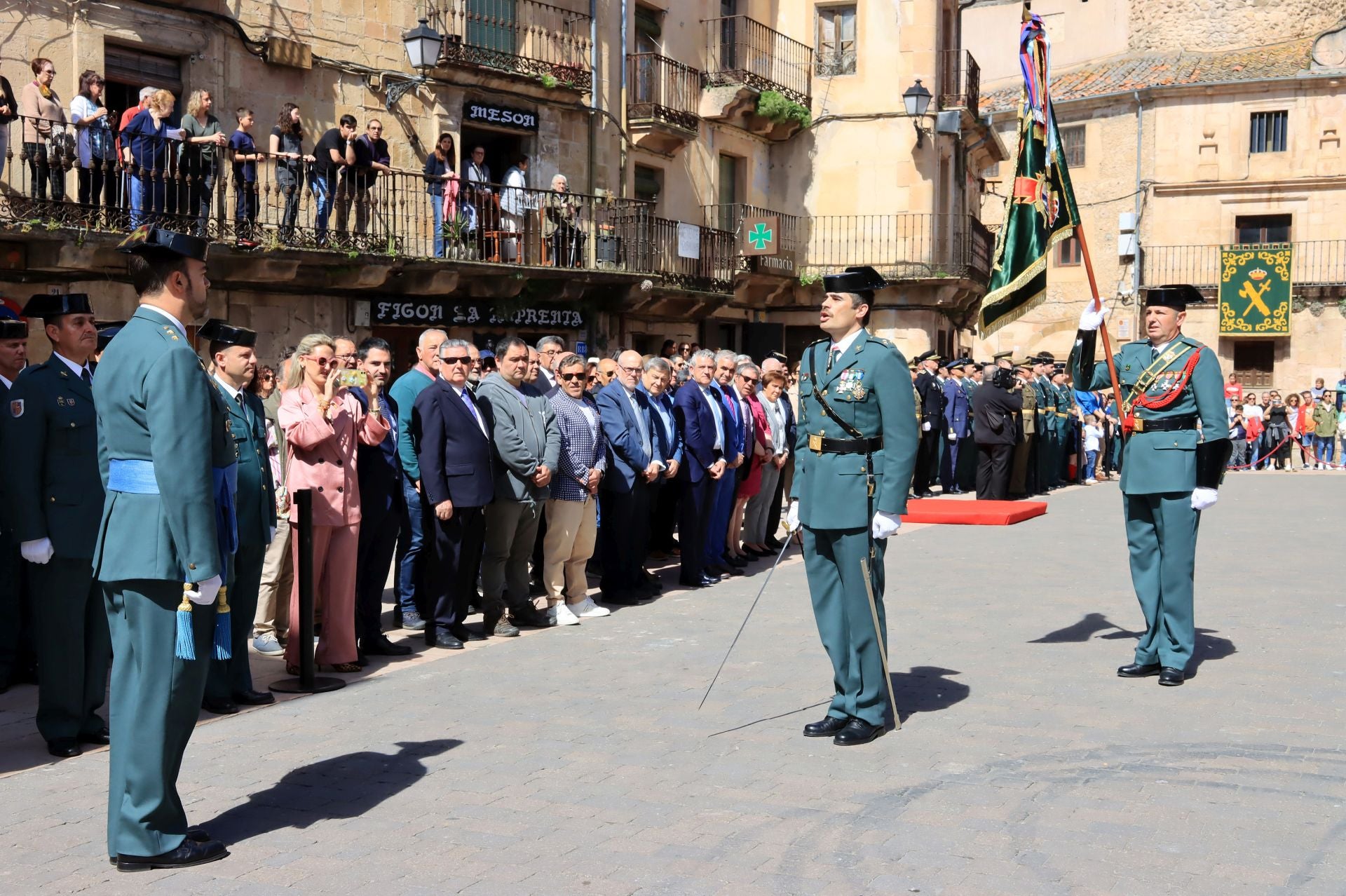 Actos de aniversario de la Guardia Civil en Sepúlveda