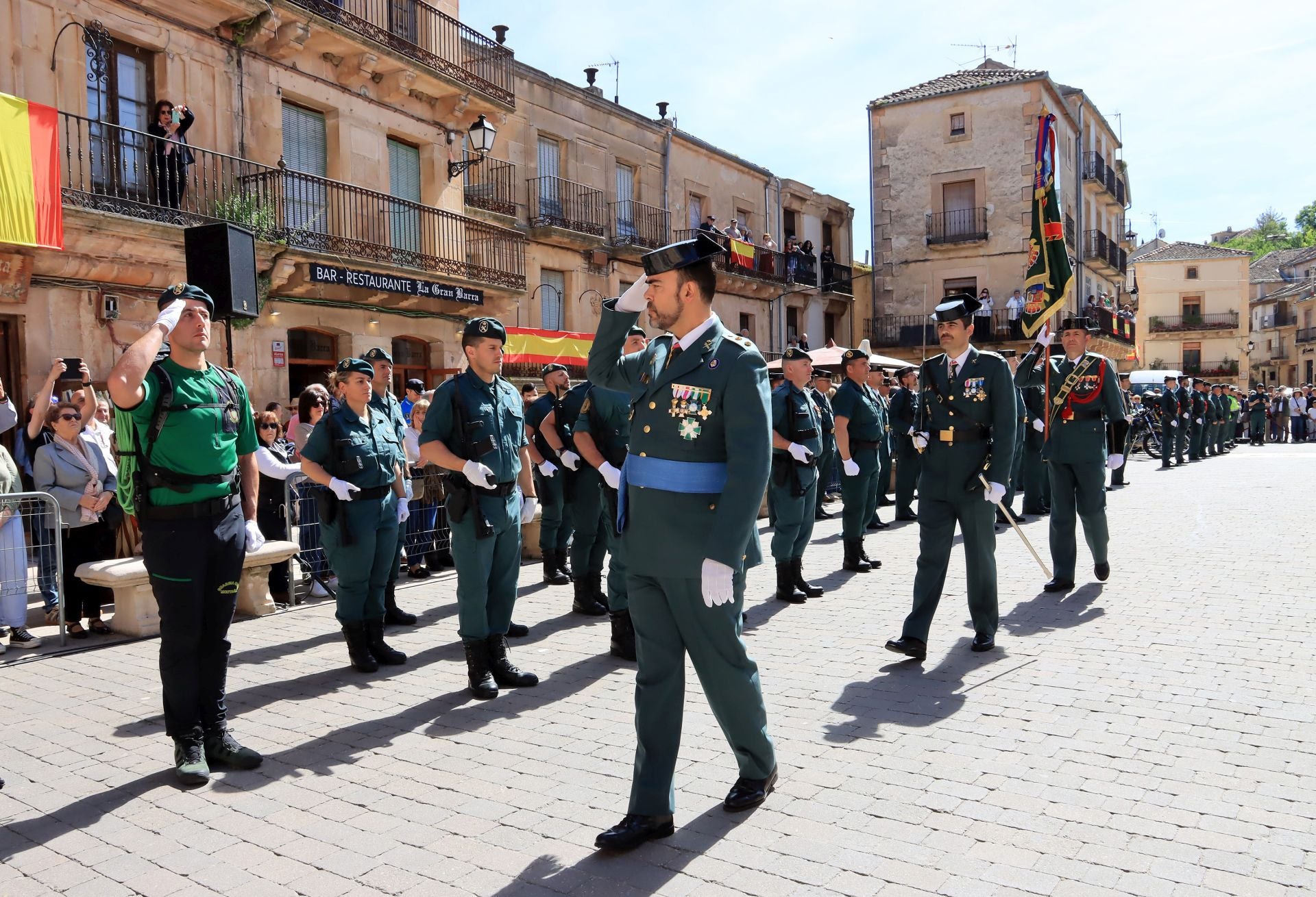 Actos de aniversario de la Guardia Civil en Sepúlveda