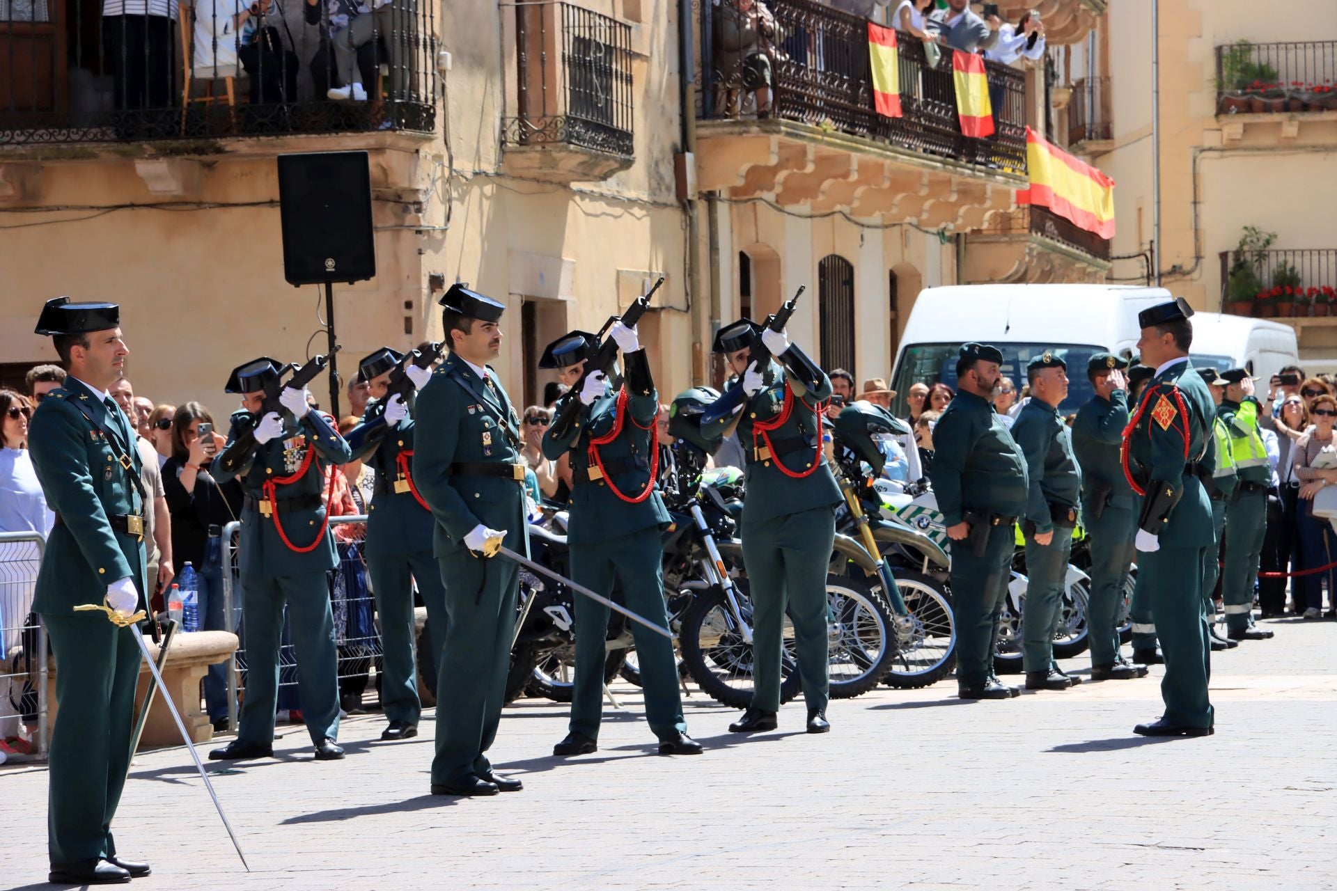 Actos de aniversario de la Guardia Civil en Sepúlveda