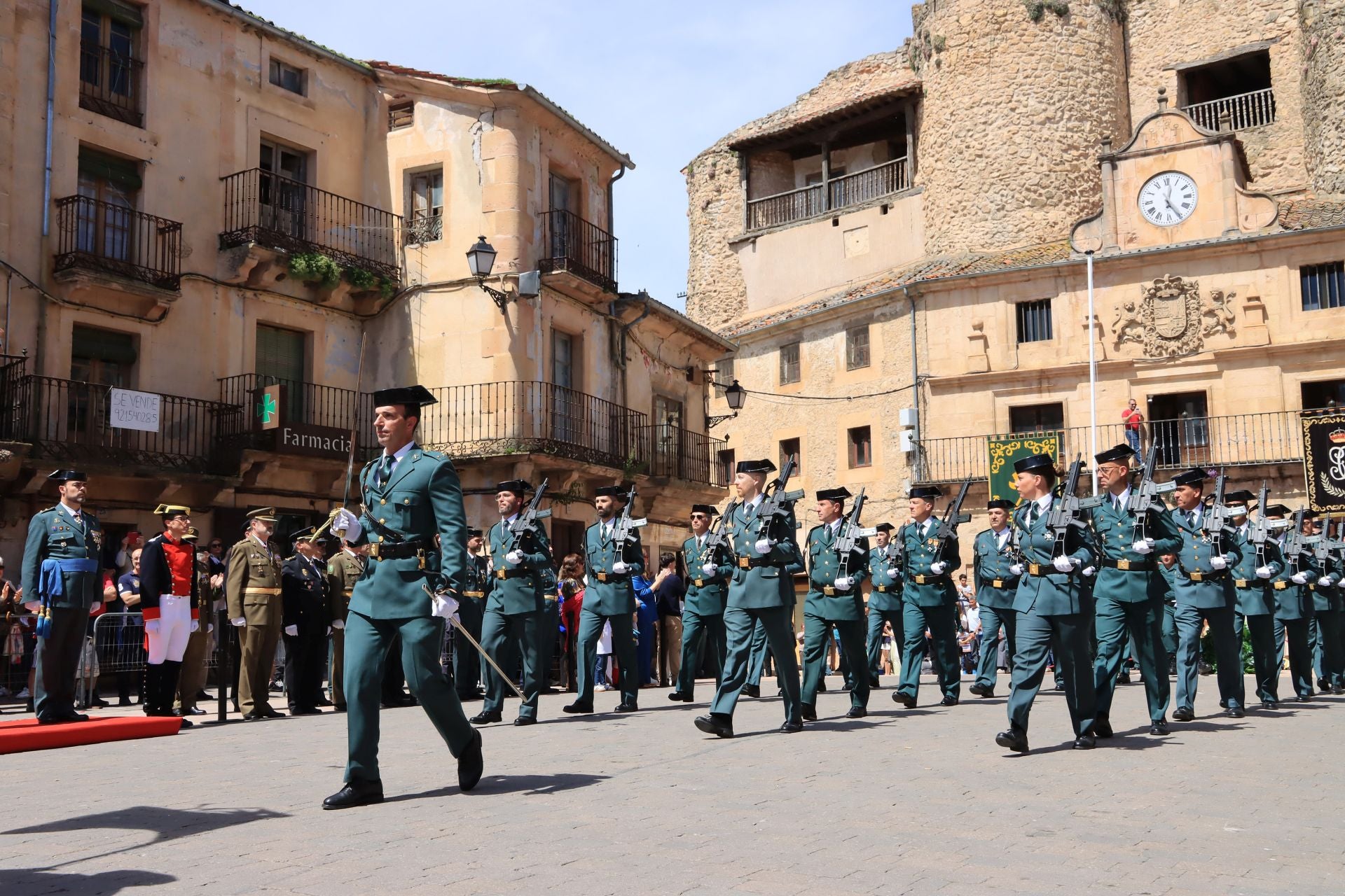 Actos de aniversario de la Guardia Civil en Sepúlveda