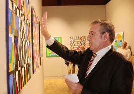Ramón Margareto, en su exposición 'Renacimiento' en septiembre de 2023.