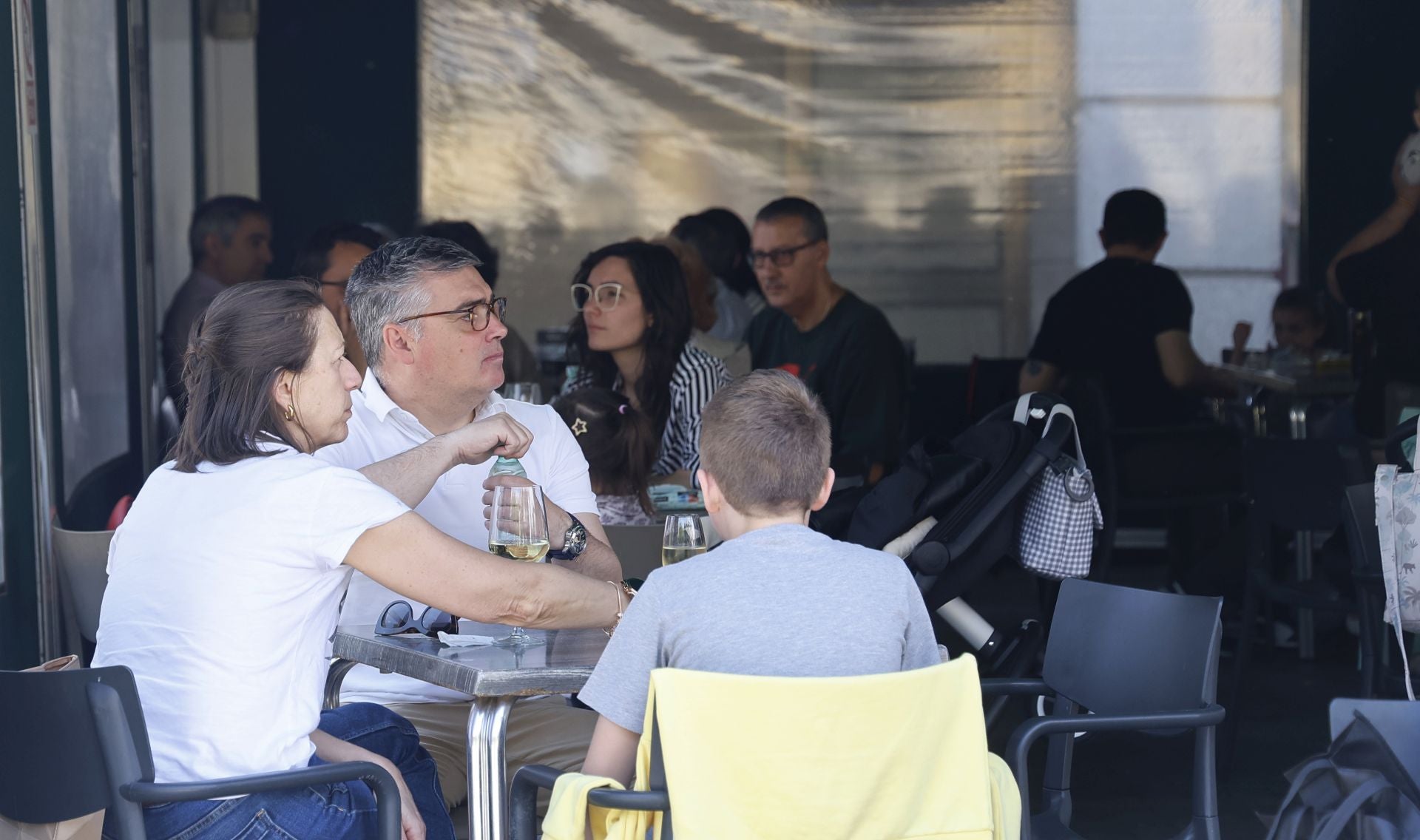 Las buenas temperaturas reactivan la hostelería en Palencia