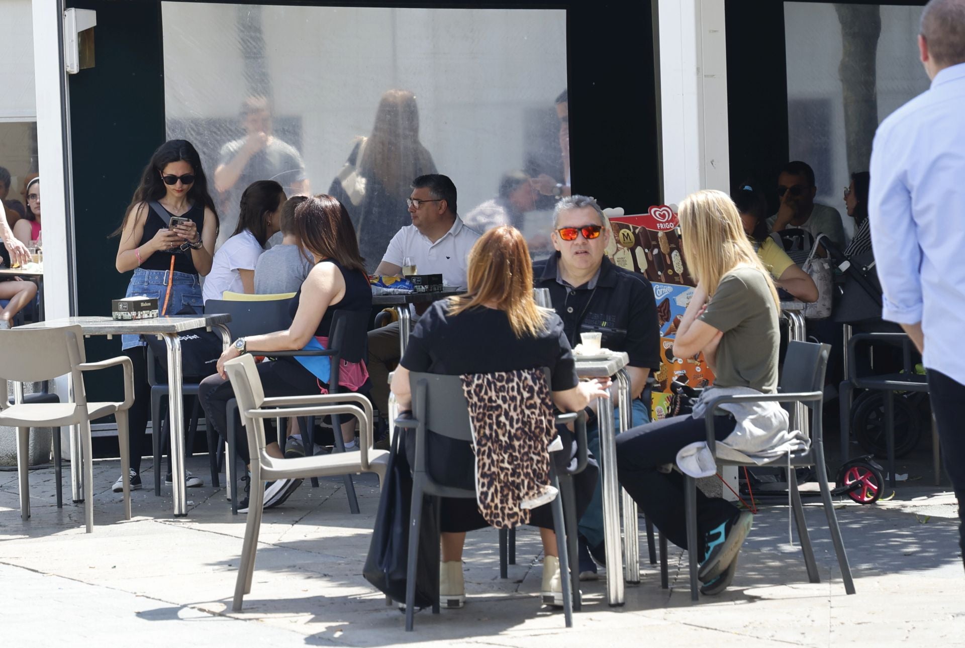 Las buenas temperaturas reactivan la hostelería en Palencia