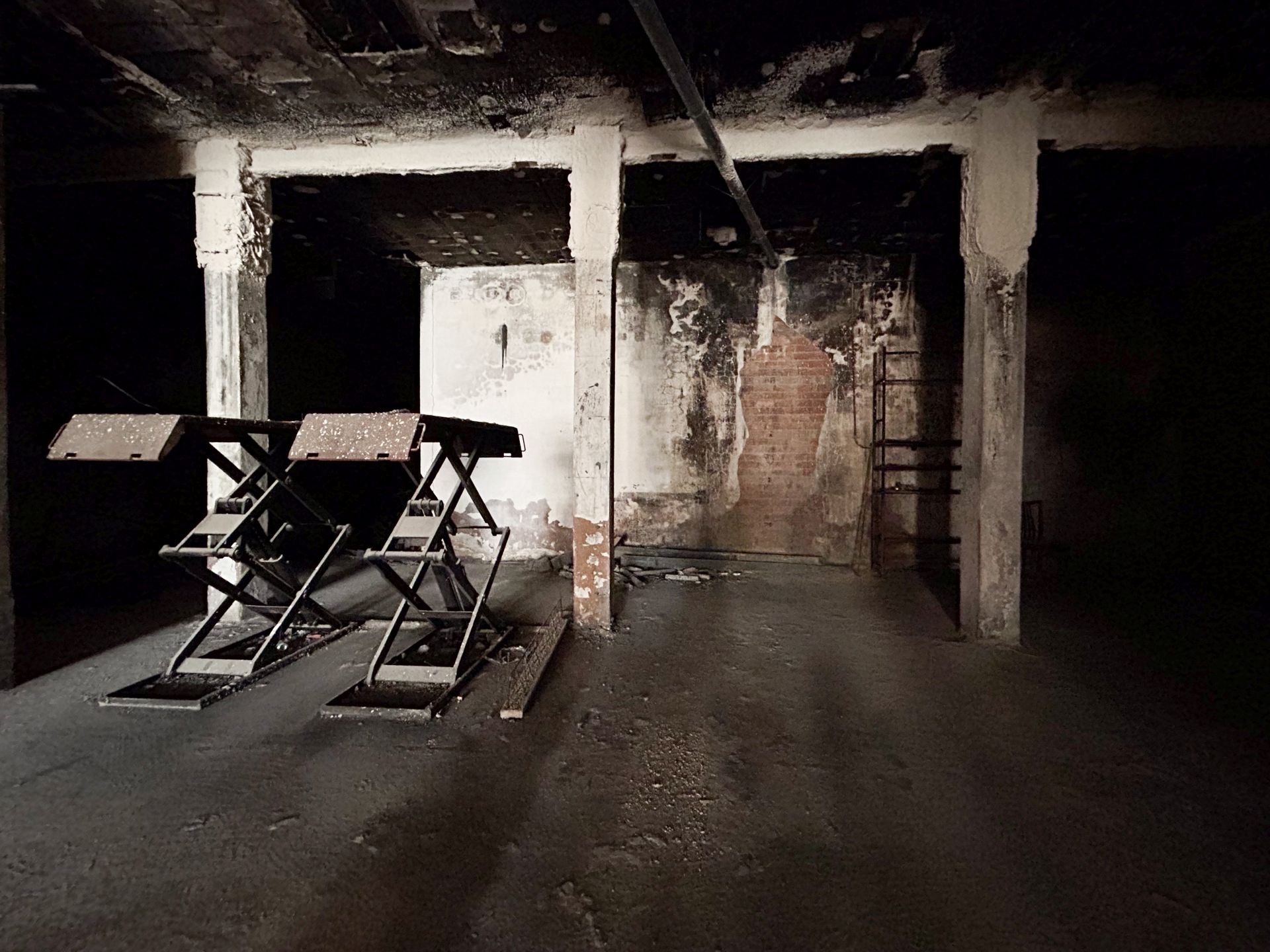 Las imágenes del estado actual del interior de las casas de la calle Goya
