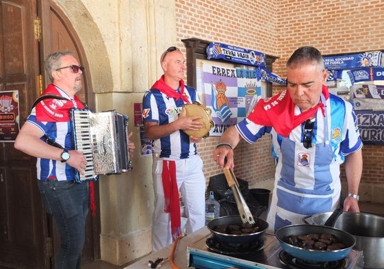 La Real Sociedad sigue unida a Becerril de Campos