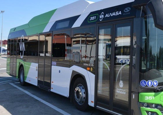 Imagen de archivo de un autobús de Auvasa.