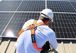 Un trabajador, en una imagen de archivo.