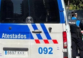 Imagen de archivo del equipo de Atestados de la Policía Local de Valladolid.