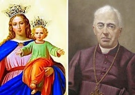 Virgen María Auxiliadora y Beato Luis Ceferino.