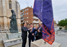Izado de bandera durante los actos oficiales del Día del Tratado el año pasado en Tordesillas.