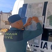 Operativo de búsqueda de la Guardia Civil.