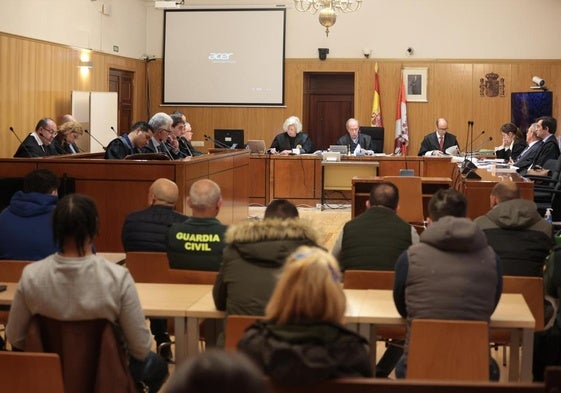 Celebración de una de las sesiones del juicio a primeros de mayo.