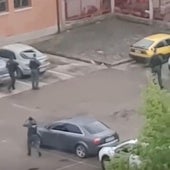 Agentes de la Guardia Civil, en el lugar del suceso.