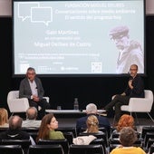 Gabi Martínez, en conversación con Miguel Delibes de Castro.