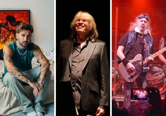 Dani Fernández, José Mercé y Barón Rojo.