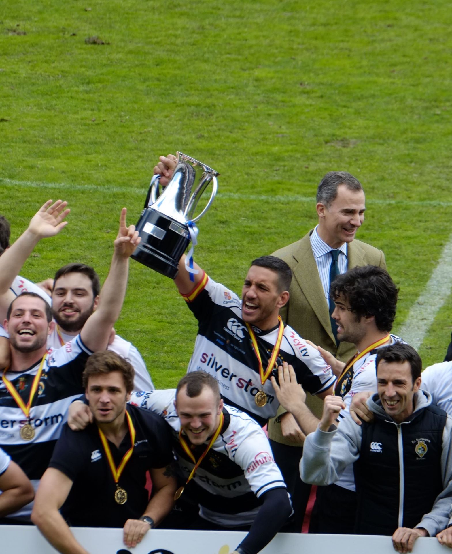 Fotos de la Copa del Rey de Rugby celebrada en el José Zorrilla entre los dos equipos vallisoletanos en 2016