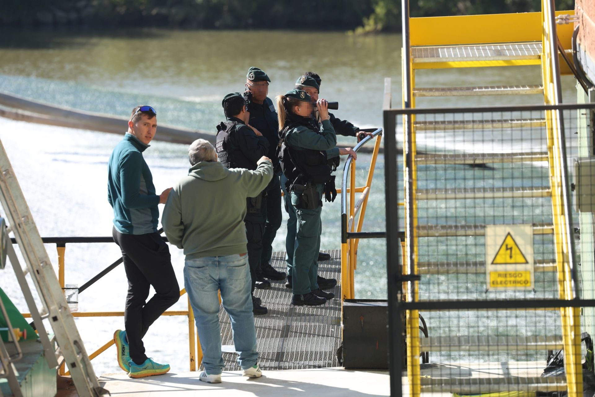 Imágenes de la búsqueda del pescador vallisoletano