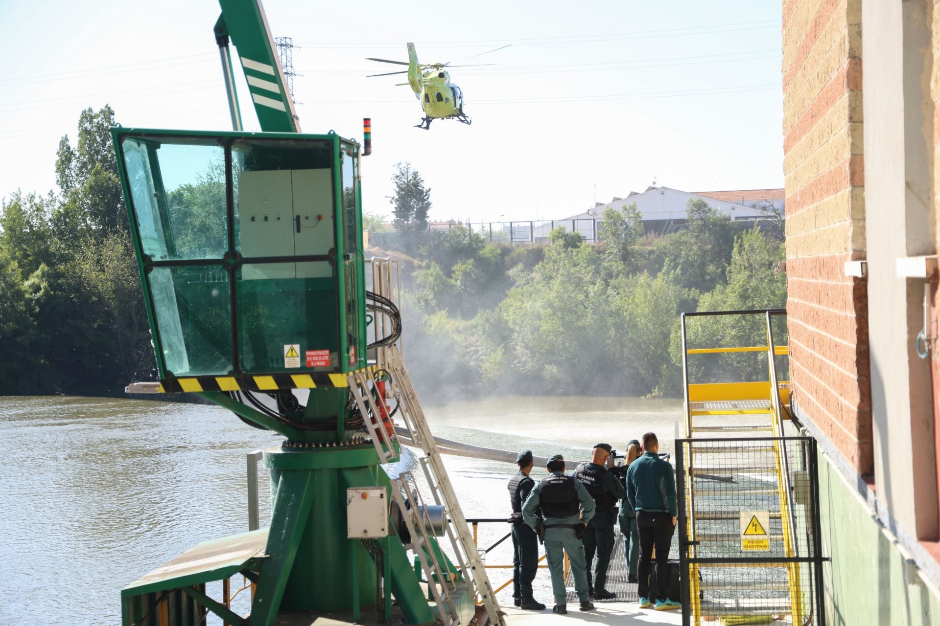 Imágenes de la búsqueda del pescador vallisoletano