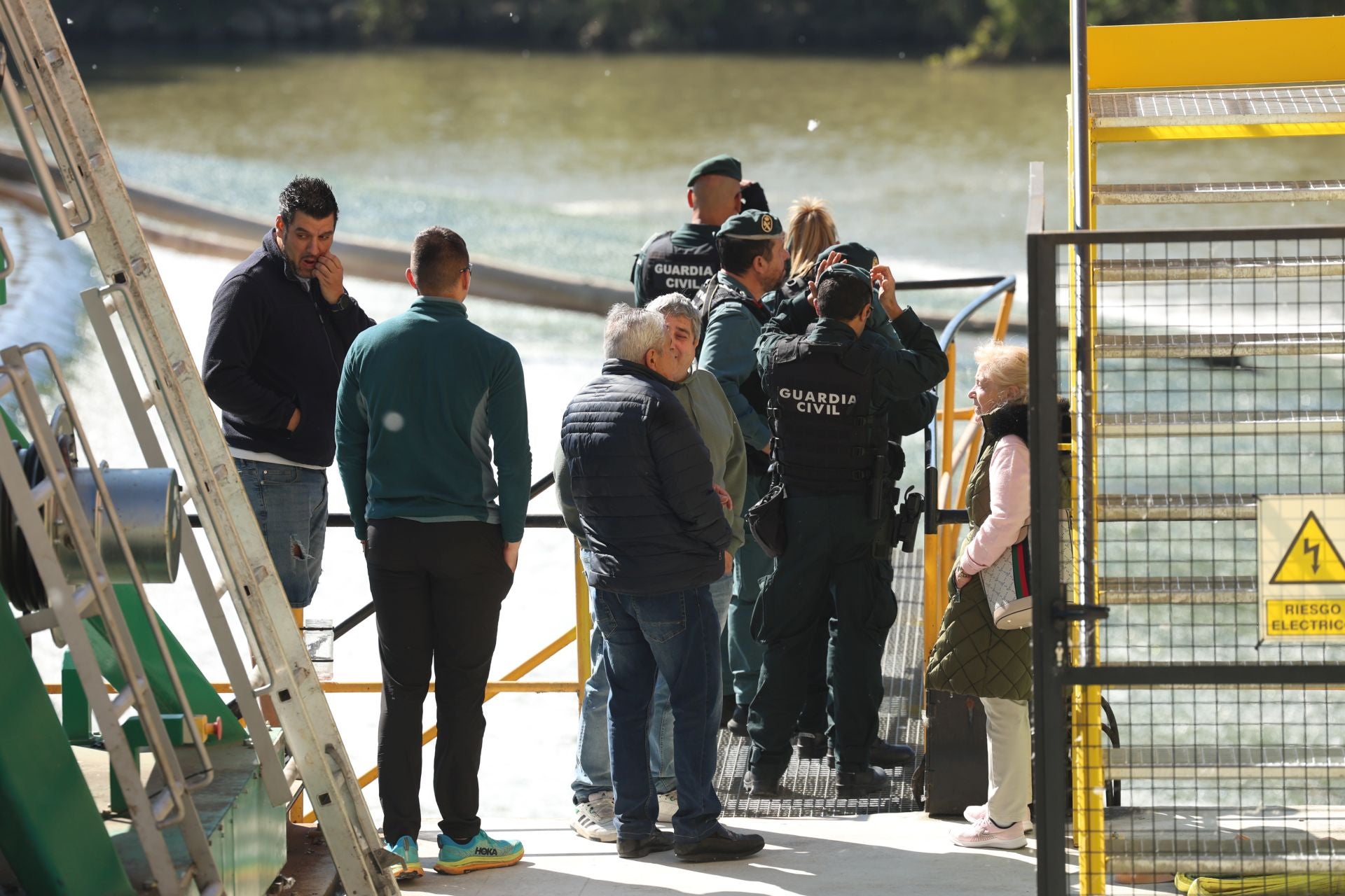 Imágenes de la búsqueda del pescador vallisoletano