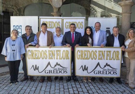 El presidente de la Diputación de Ávila, Carlos García, presenta el I Festival Gredos en Flor.