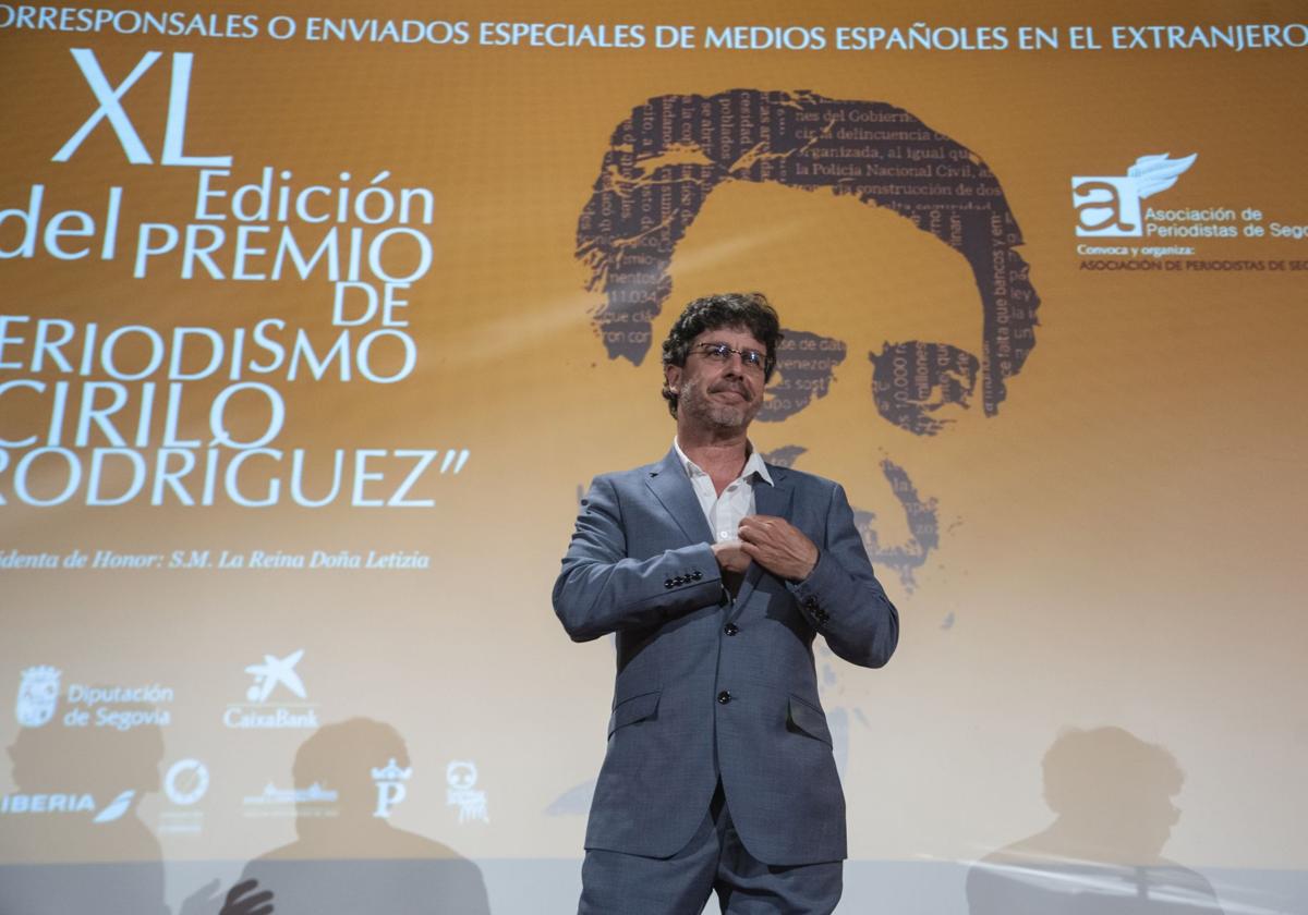 Emilio Morenatti, premio Cirilo Rodríguez 2025.