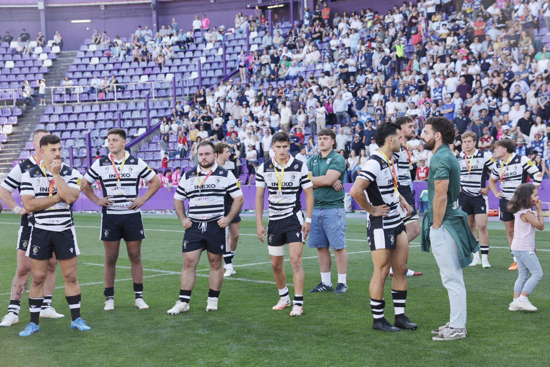 El VRAC celebra con su afición la Copa del Rey de rugby conquistada en Zorrilla