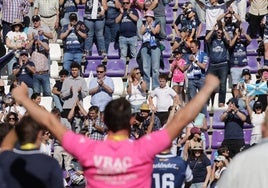 El VRAC celebra con su afición la Copa del Rey de rugby conquistada en Zorrilla