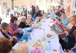 Tercer encuentro de labores artesanales en Baltanás.