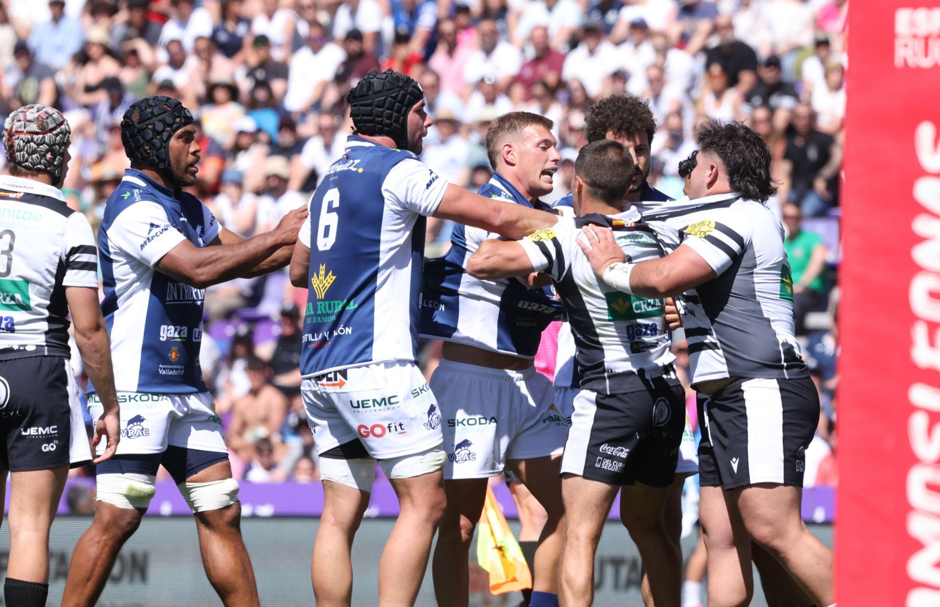 Final de la Copa del Rey de rugby entre el VRAC y El Salvador