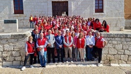 Participantes en el encuentro de voluntarios de Cruz Roja.