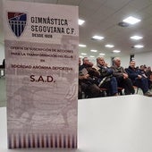 Folleto informativo sobre la SAD en una asamblea anterior.