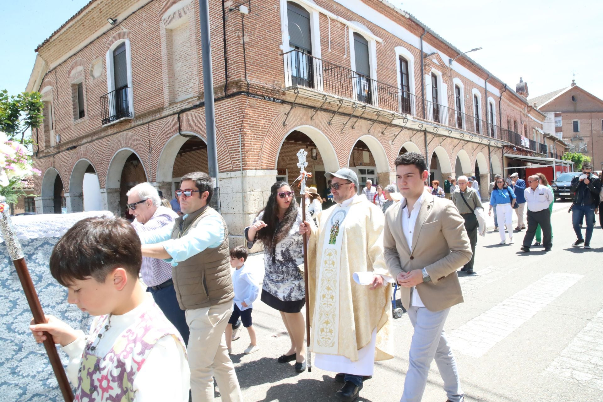 La procesión de la Virgen de la Paz de La Seca, en imágenes