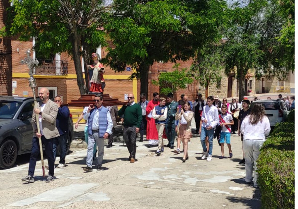 Los vecinos de Valverde de Campos se rinden a San Urbano