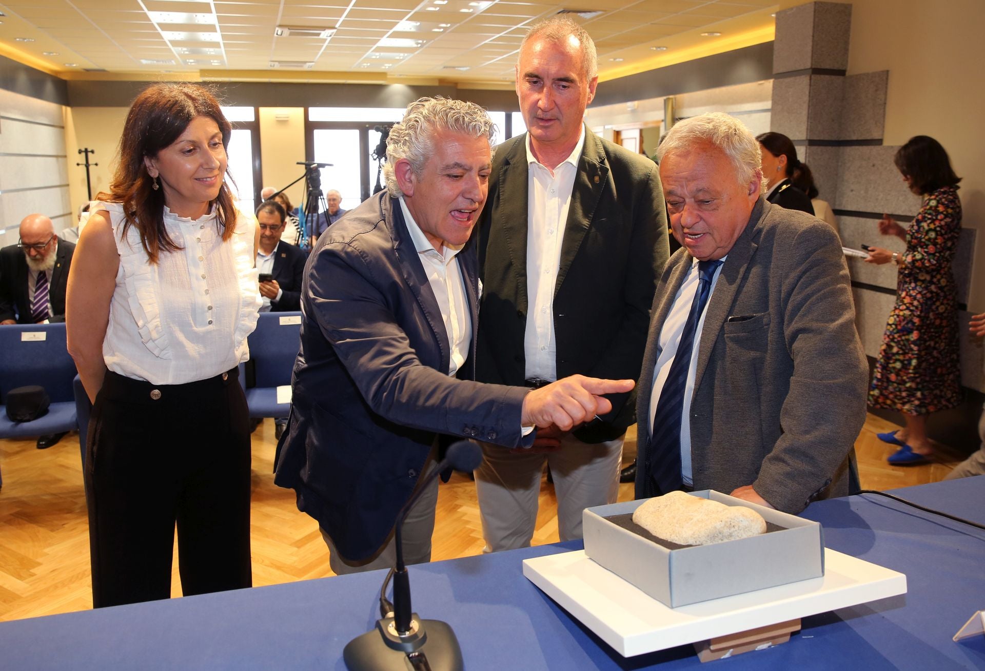 La presentación del hallazgo arqueológico de Segovia