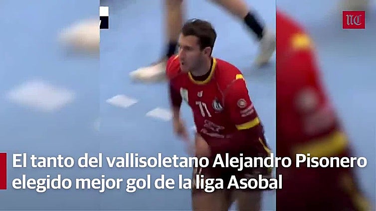 Alejandro Pisonero se lleva el premio al mejor gol de la Liga Asobal