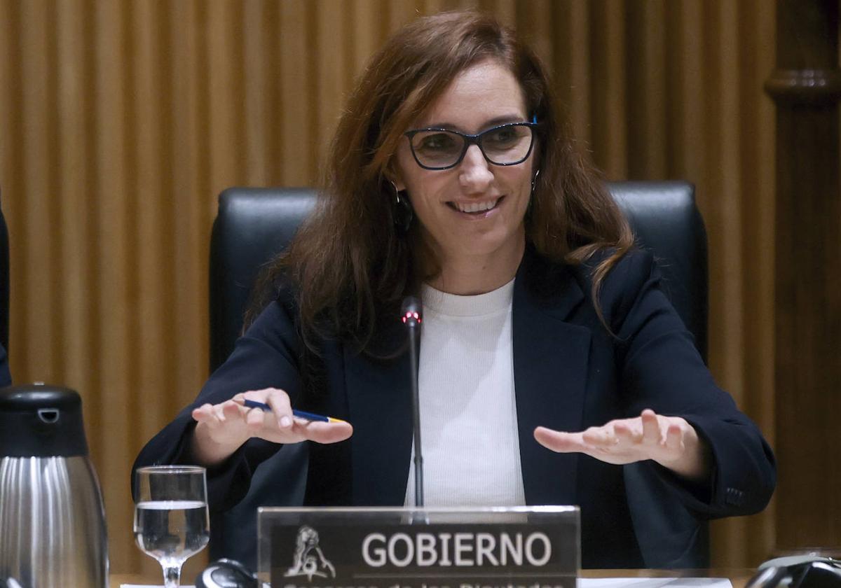 La ministra de Sanidad, Mónica García.