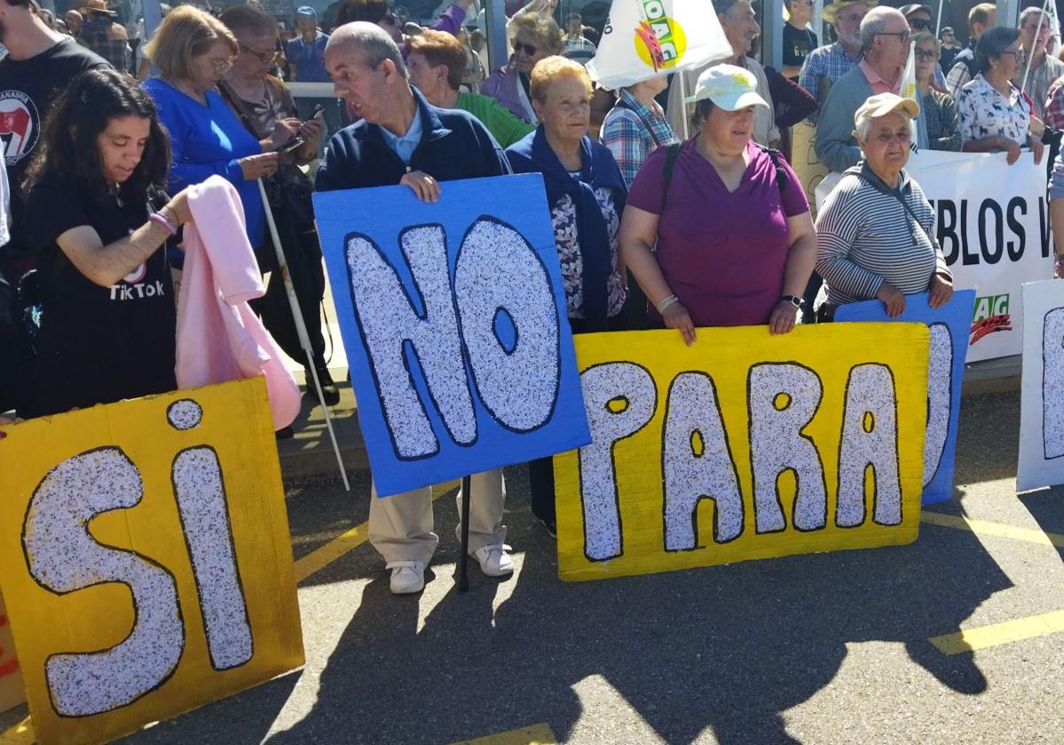 Manifestación celebrada el pasado sábado en Zamora.