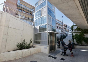 El ascensor urbano de Pilarica se estrena como el más utilizado de Valladolid