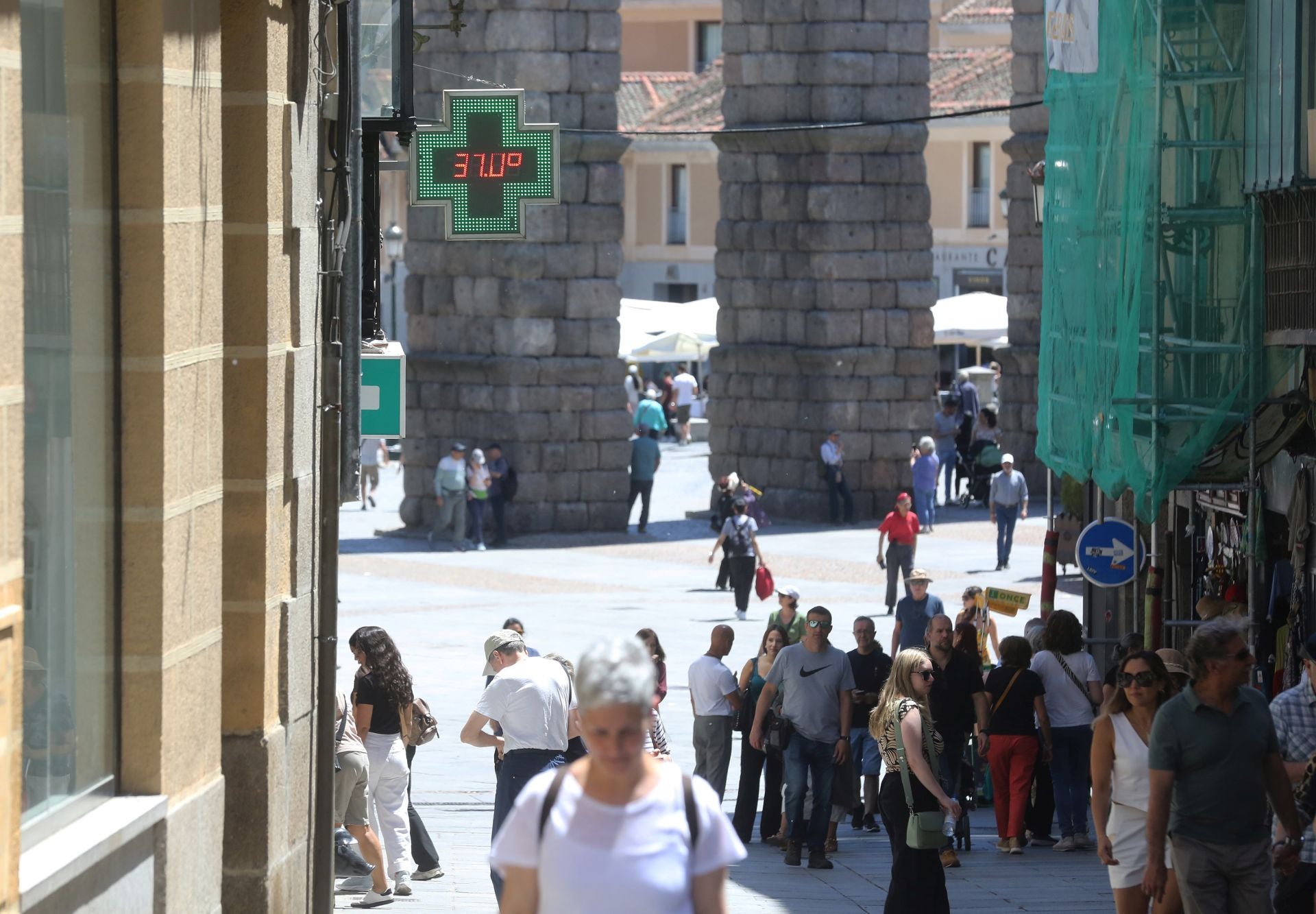 Fotos: Jornadas de calor en Segovia