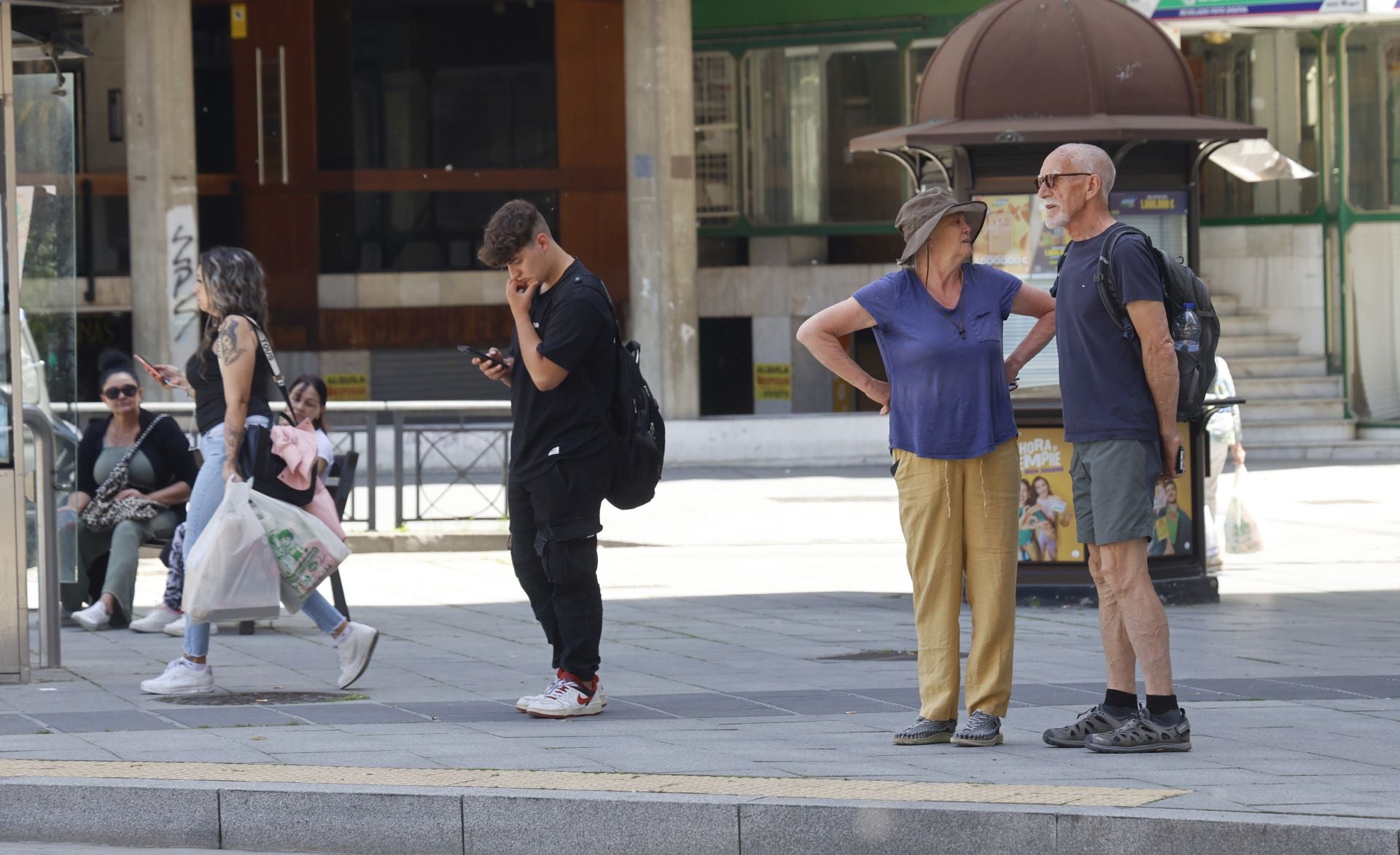 Palencia busca la sombra
