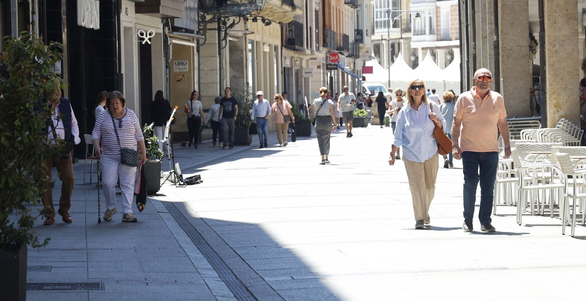 Palencia busca la sombra