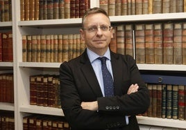 Miguel Hermosa, en el Colegio de Abogados.
